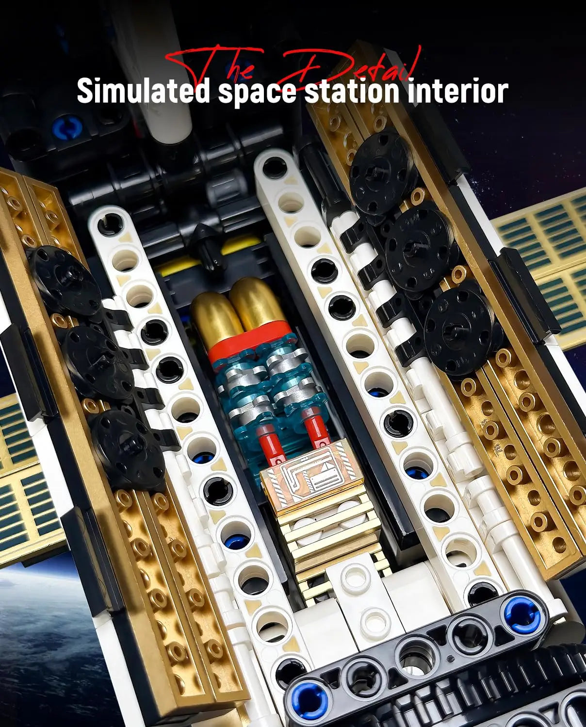 2221PCS Electric International Space Station Building Kit Adults Collectible Model Building Toys Sets Ideas Gifts for Boys Girls