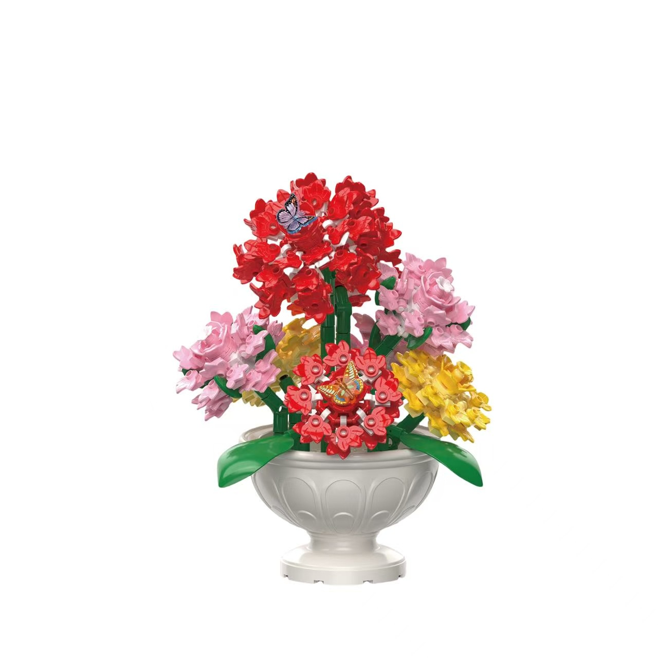 Carnation Building Blocks 503cs Lego Small Particle Building Blocks Flower Puzzle AssembledBuilding Blocks