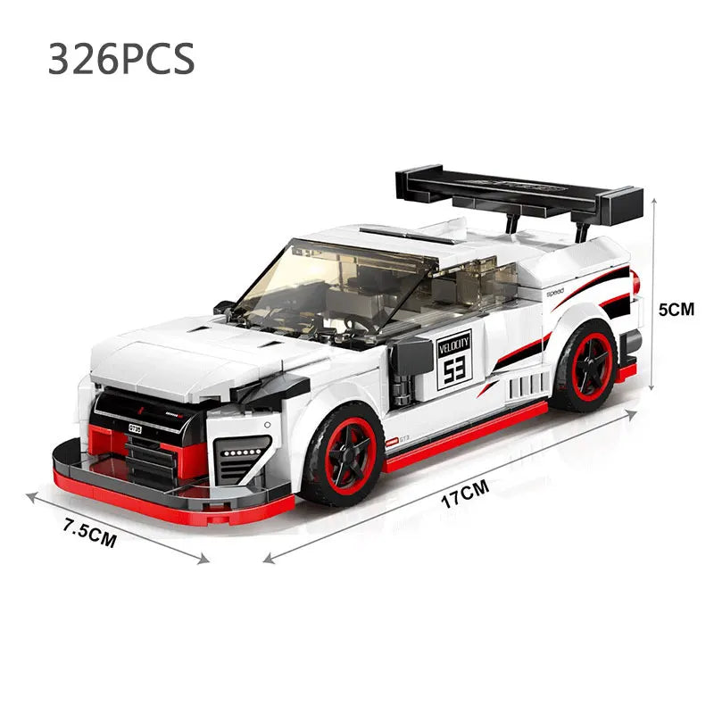 City Speed Champion Sport Racing Cars Building Blocks Model MOC Bricks Racer Vehicle Kid Education Toys for Childrens Boys Gifts