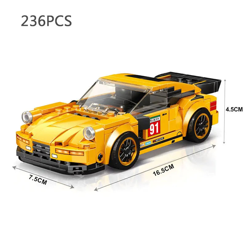 City Speed Champion Sport Racing Cars Building Blocks Model MOC Bricks Racer Vehicle Kid Education Toys for Childrens Boys Gifts