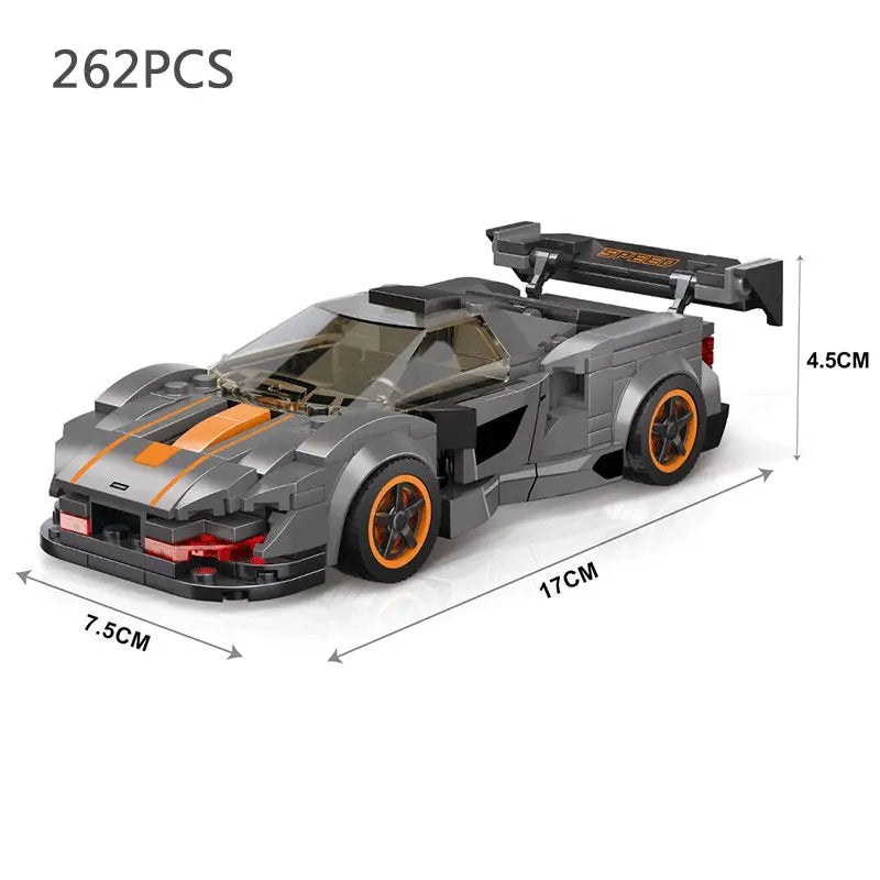 City Speed Champion Sport Racing Cars Building Blocks Model MOC Bricks Racer Vehicle Kid Education Toys for Childrens Boys Gifts