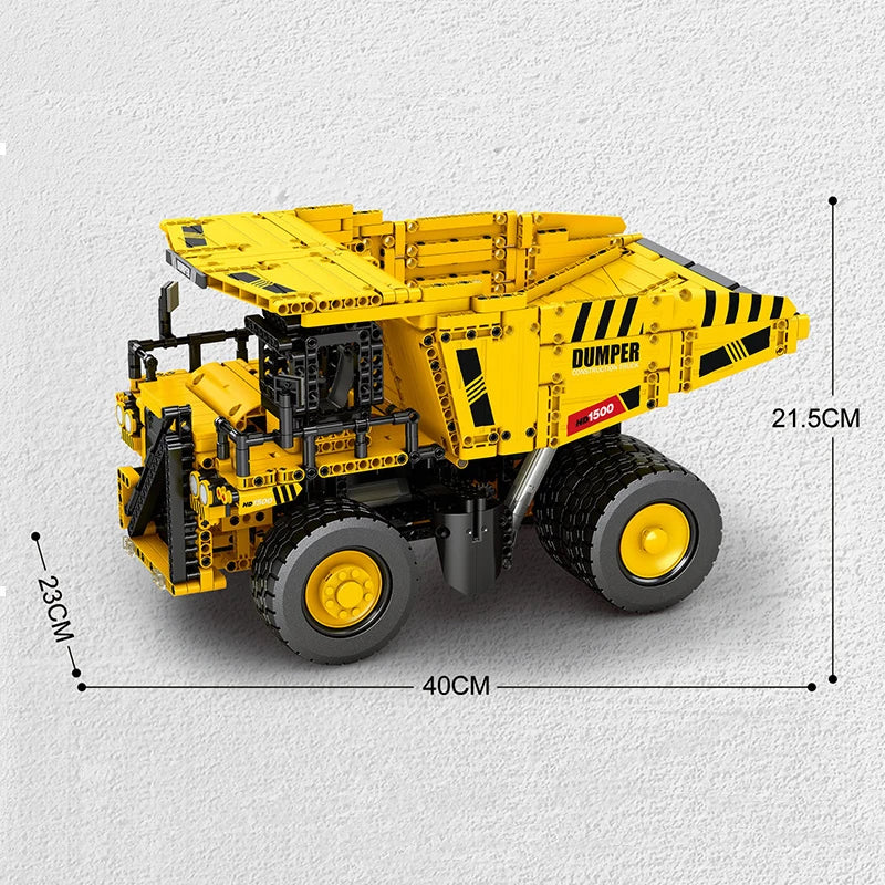 IN STOCK MOC-75257 797 Mining Truck Building Blocks Model City Dump Truck Full RC Bricks Toys for Children Christmas Gift Set