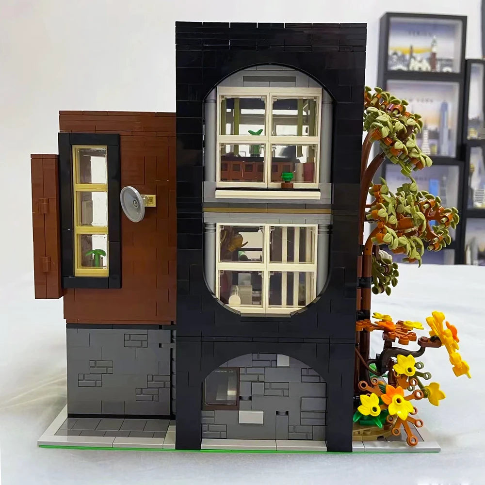 MOC-107015 Creative Expert 'HEA-ON-JEA' Villa Modular City Architecture Building Blocks Model Street View Sets Kid Toy Boys Gift