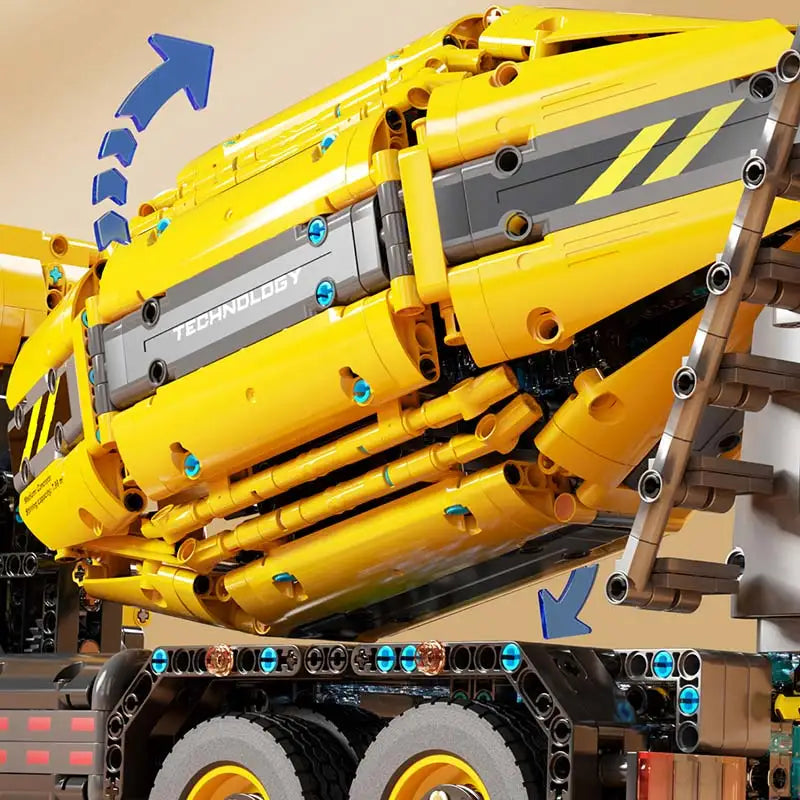 Technical Car Excavator APP Remote Control Moter Power MOC Bricks Building Blocks Engineering Truck Boys Toys Gift For Childrens