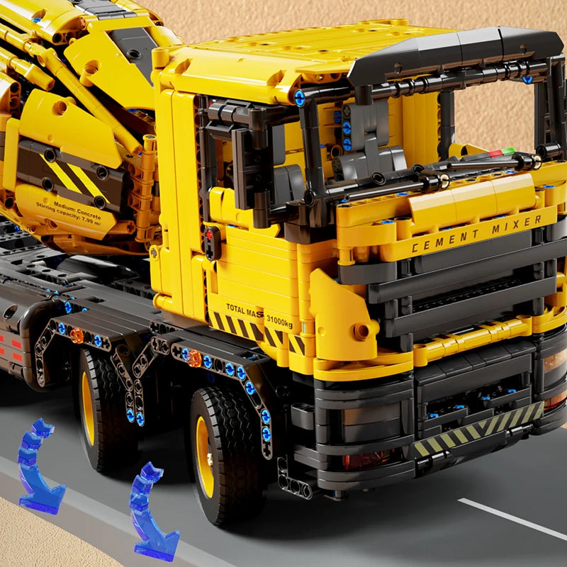 Technical Car Excavator APP Remote Control Moter Power MOC Bricks Building Blocks Engineering Truck Boys Toys Gift For Childrens