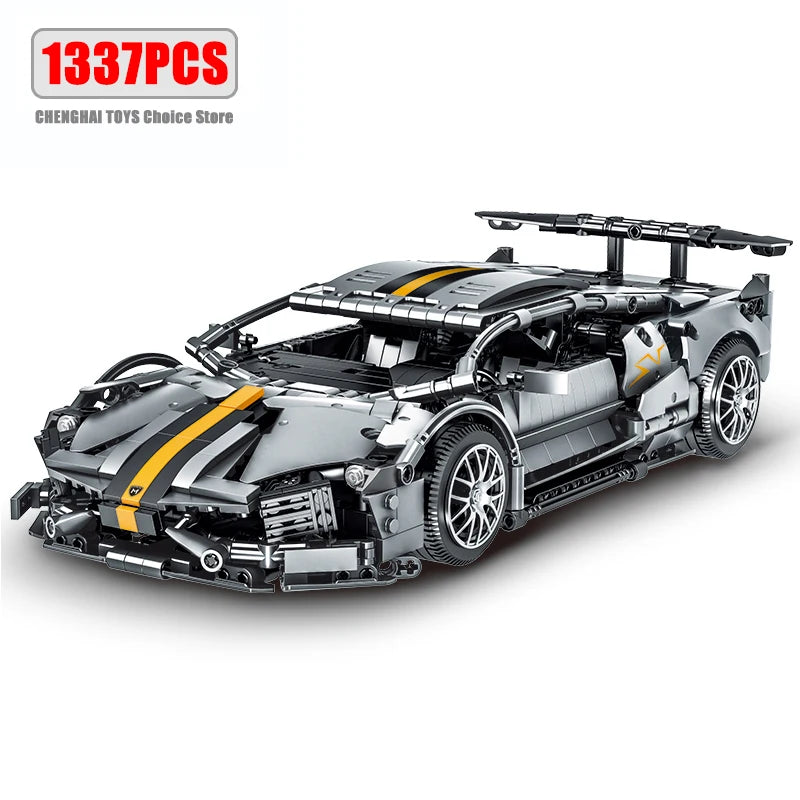 Technical APP Remote Control Moter Power Sport Car Building Blocks Bricks  Speed Racing Supercar Sets Toys For Kids Models Gifts