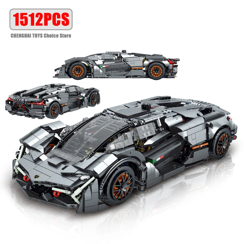 Technical APP Remote Control Moter Power Sport Car Building Blocks Bricks  Speed Racing Supercar Sets Toys For Kids Models Gifts