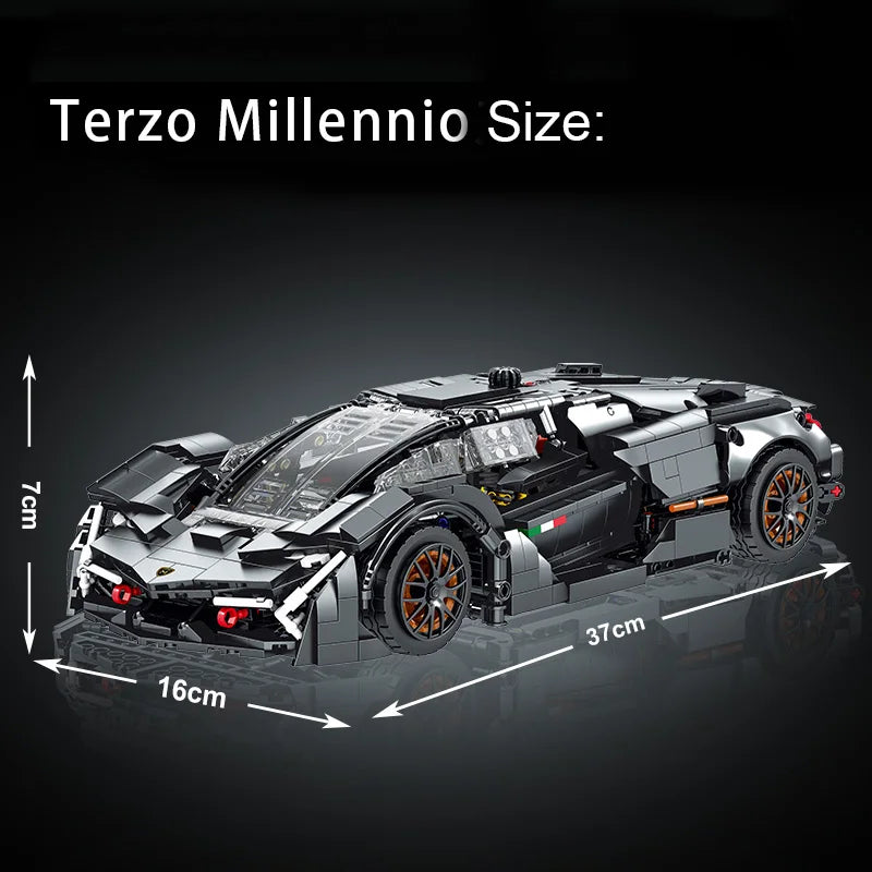 Technical APP Remote Control Moter Power Sport Car Building Blocks Bricks  Speed Racing Supercar Sets Toys For Kids Models Gifts