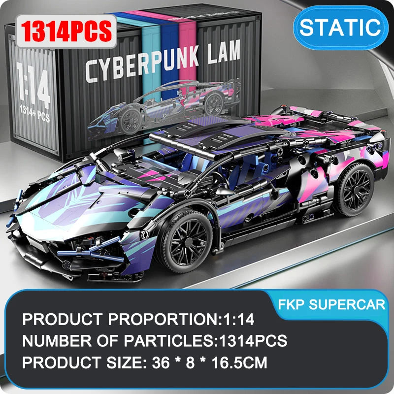 Technical APP Remote Control Moter Power Sport Car Building Blocks Bricks  Speed Racing Supercar Sets Toys For Kids Models Gifts