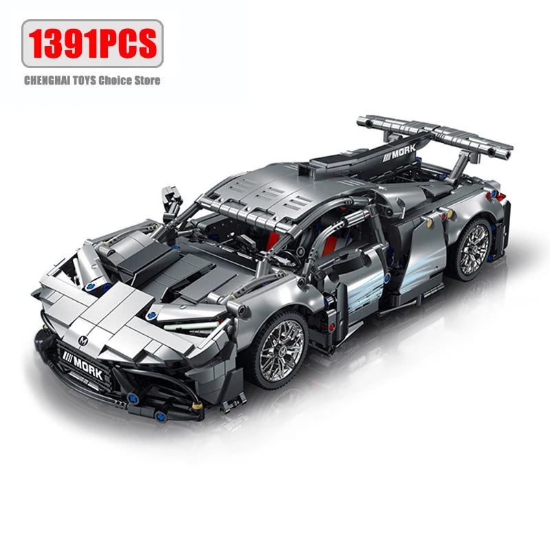 Technical APP Remote Control Moter Power Sport Car Building Blocks Bricks  Speed Racing Supercar Sets Toys For Kids Models Gifts