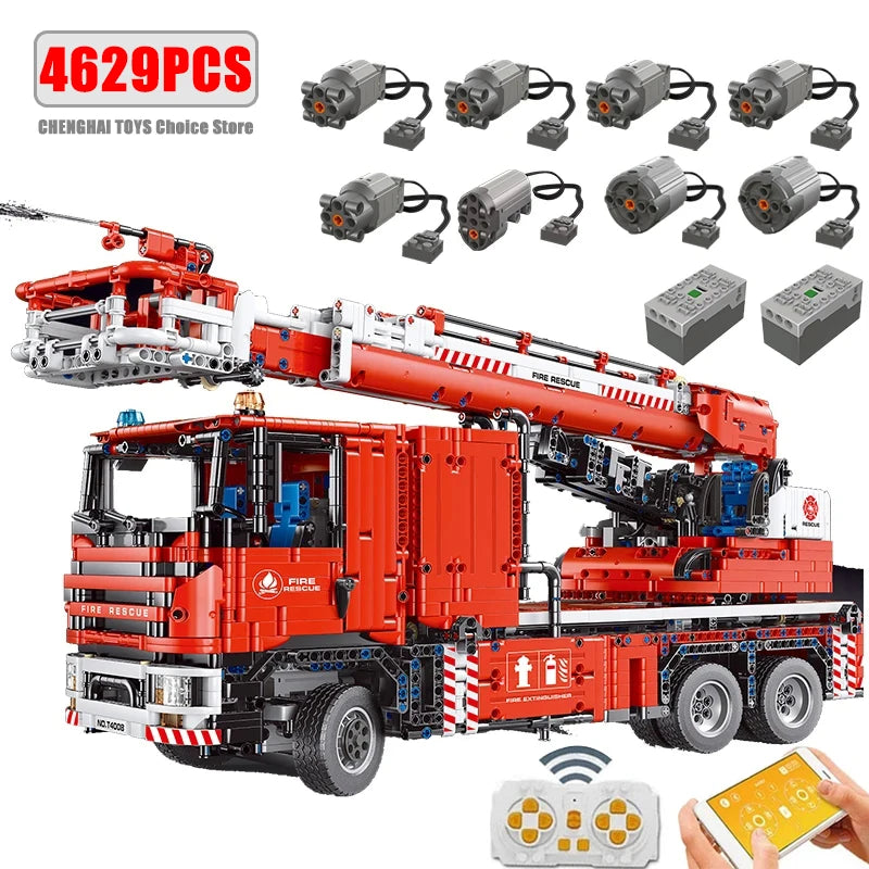 Technical Car APP Remote Control Motor Power Camping RV Building Blocks Model MOC Assembling Truck Bricks Boys Toys Set Kid Gift