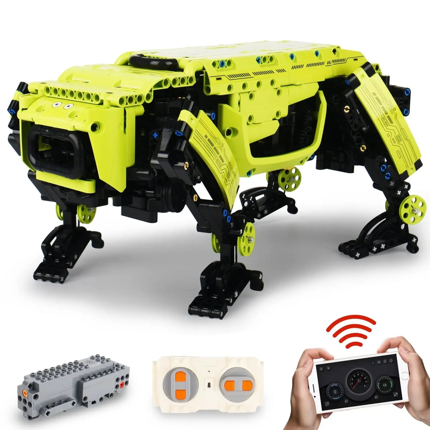 Technical Robot Toys The RC Motorized Boston Dynamics Big Dog Model AlphaDog Building Blocks Bricks Toys for Kid Christmas Gifts