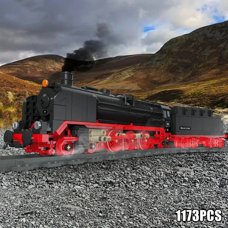 Technical Steam Locomotive The Union Pacific Big Boy Model Building Blocks City Railway Train Bricks Toys Gifts for Children Boy