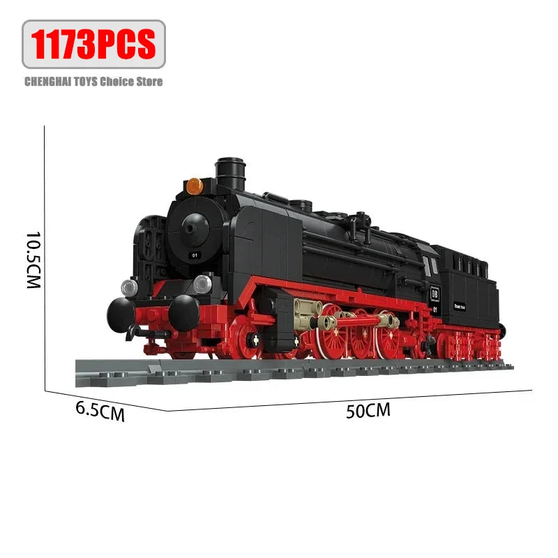 Technical Steam Locomotive The Union Pacific Big Boy Model Building Blocks City Railway Train Bricks Toys Gifts for Children Boy