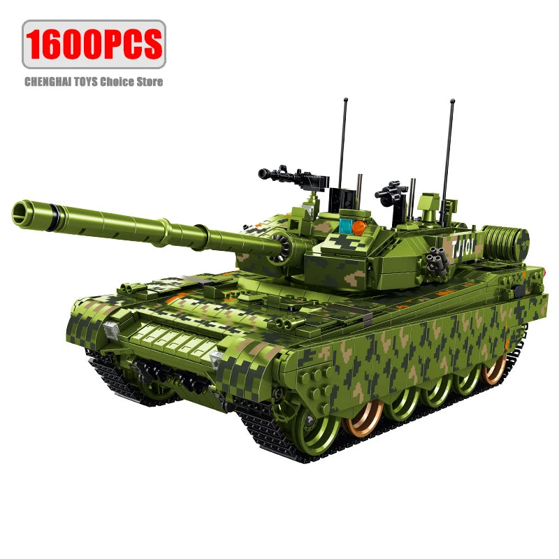 WW2 Military Merkava MK4 Main Battle Tank Series Building Blocks Bricks Model MOC Army Weapon Soldier Sets Kids Toys Boys Gifts