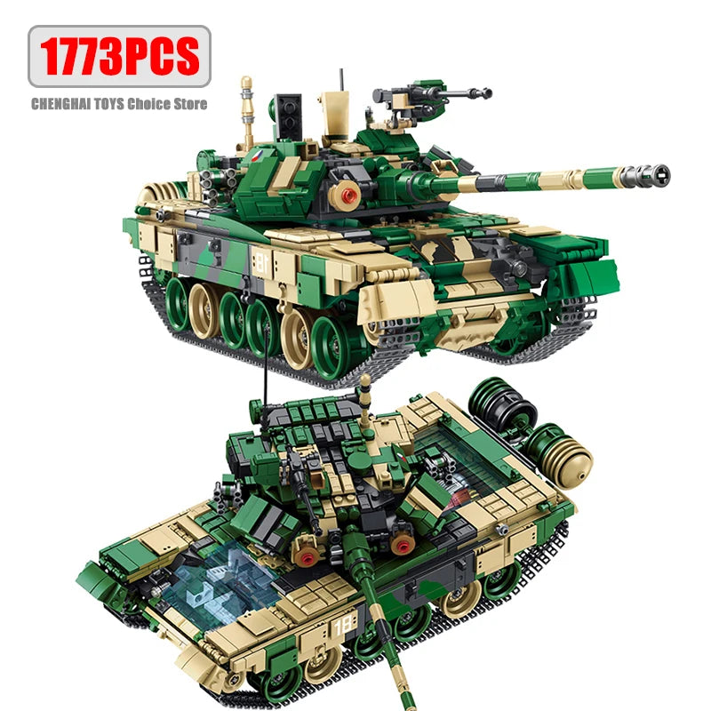 WW2 Military Merkava MK4 Main Battle Tank Series Building Blocks Bricks Model MOC Army Weapon Soldier Sets Kids Toys Boys Gifts