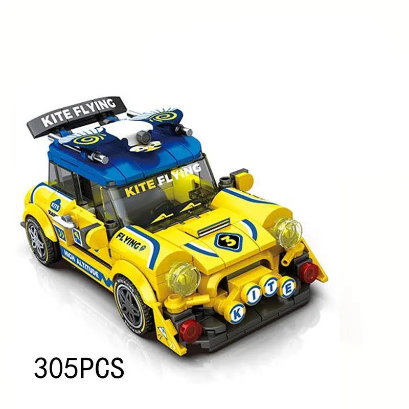 World Famous Car Building Blocks City Vehicle Speed Champion Sport Car Model Bricks Desktop Decoration Kids Toys Birthday Gifts