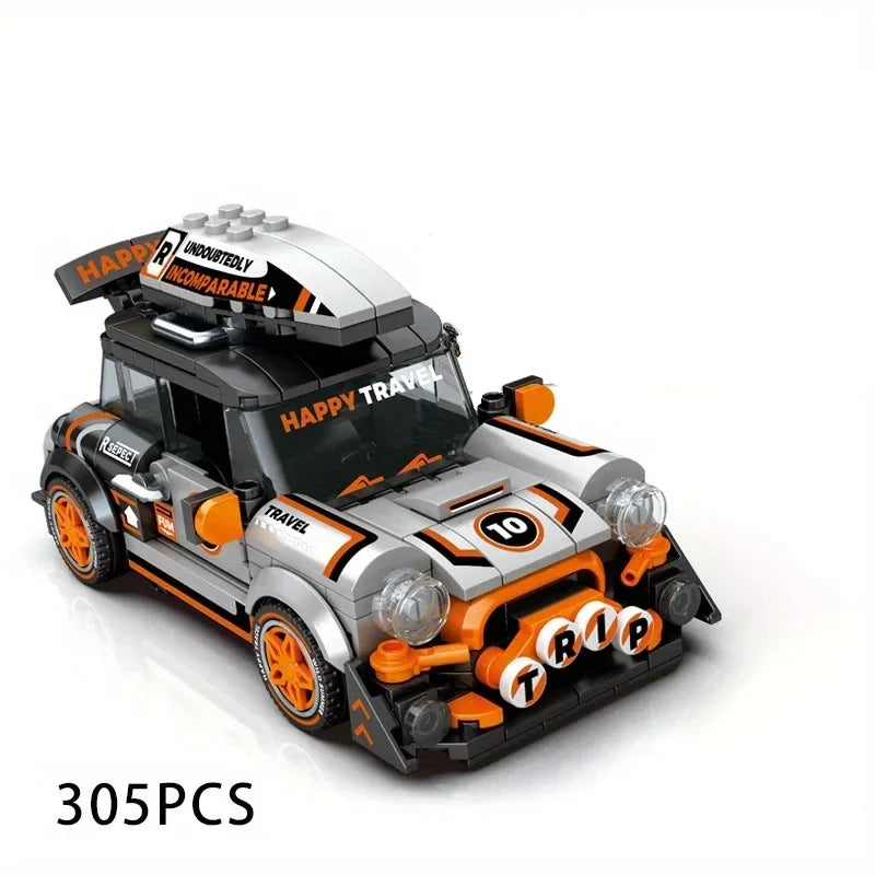 World Famous Car Building Blocks City Vehicle Speed Champion Sport Car Model Bricks Desktop Decoration Kids Toys Birthday Gifts