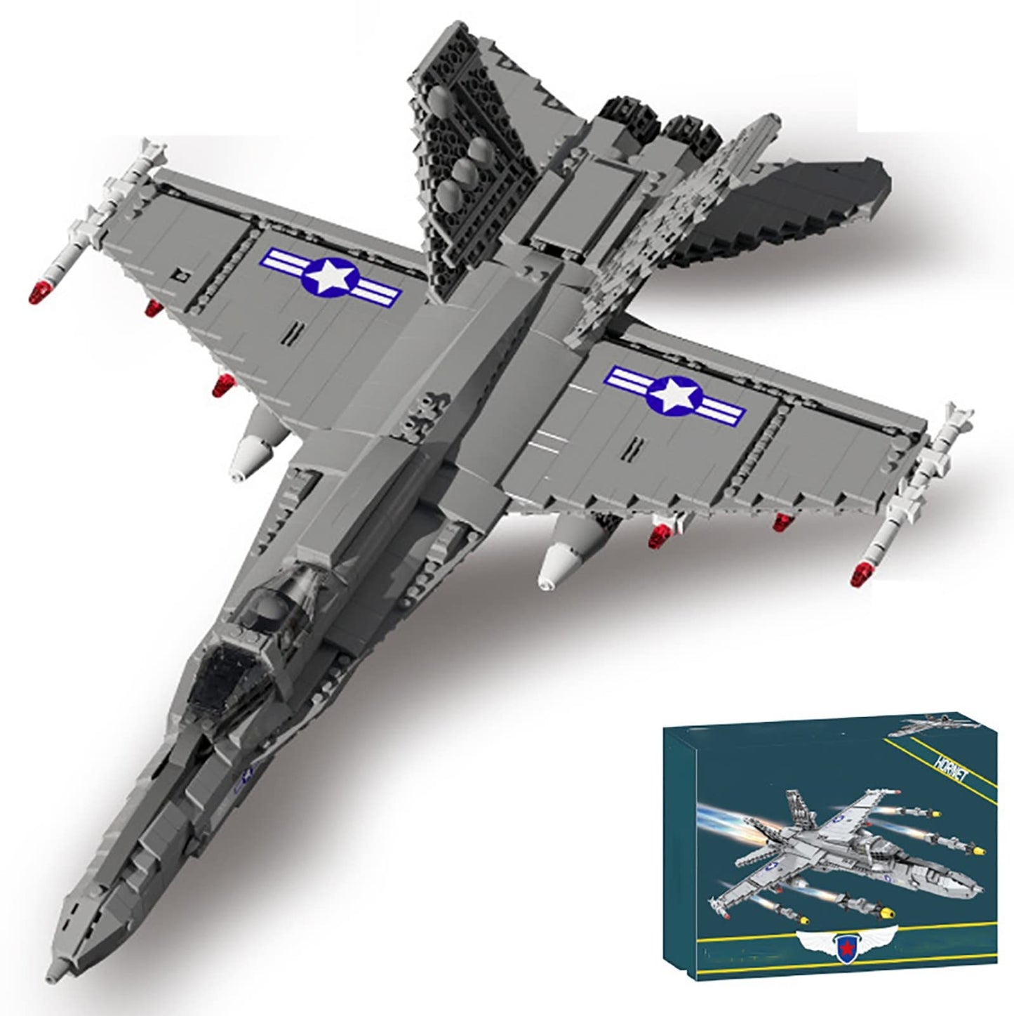 Aircraft Series F35 Fighter Building Blocks Model Famous WWII Military Airplanes MOC Bricks Sets Boys Toys Gifts For Childrens